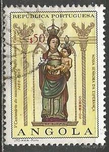 Ангола. 500 лет со дня рождения Л.Кобрала. Мадонна. 1968г. Mi#554.