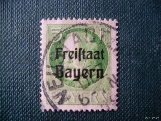 DR Mi.153 Bayern. Бавария 1919/20 год Republik Freiftaat (Bayern)