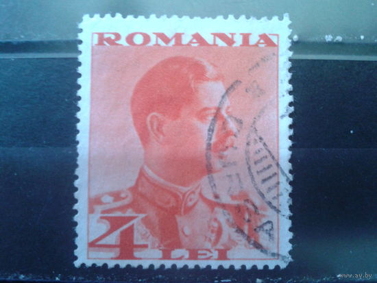 Румыния 1934 Король Карл 2 4 лея