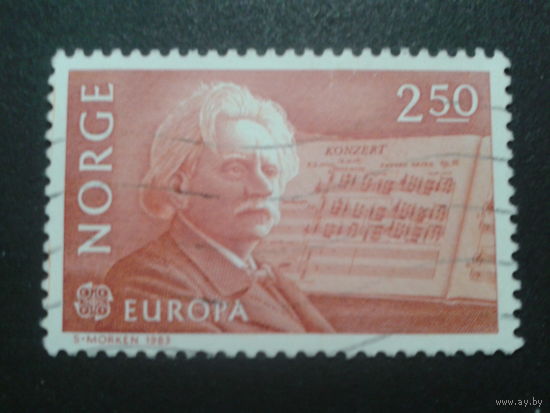 Норвегия 1983 Э. Григ - композитор