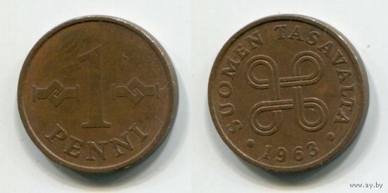 Финляндия. 1 пенни (1963)