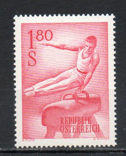 Спорт Австрия 1962 год серия из 1 марки