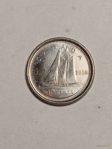 Канада 10 центов 2009 года .