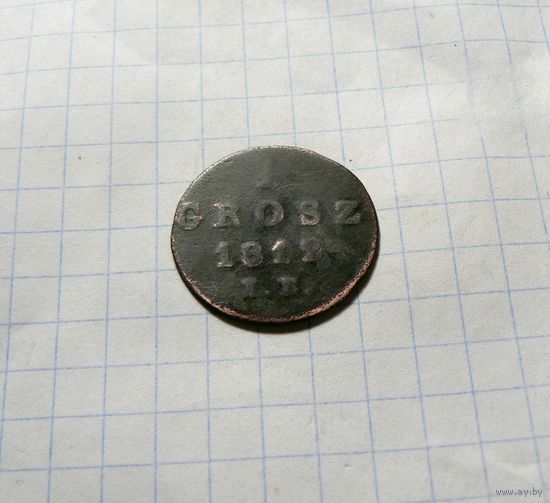 1 грош 1812 IB Герцогство Варшавское