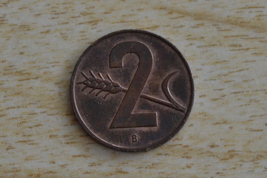 Швейцария 2 раппена 1963