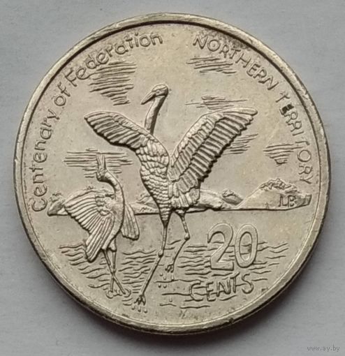 Австралия 20 центов 2001 г. Северная территория