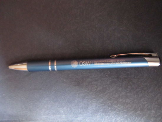Фирменная металлическая шариковая ручка OSW