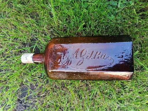 Немецкая бутылка J.A. Gilka Berlin (ПМВ)(Предлагайте цену)