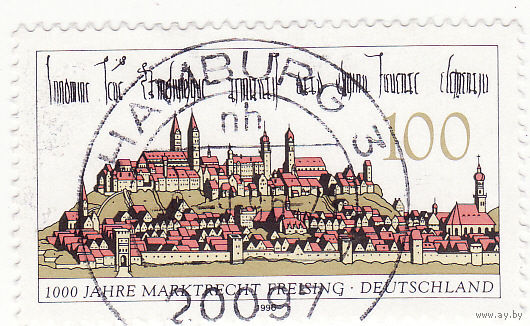 Городской пейзаж Фрайзинга (1642) 1996 год