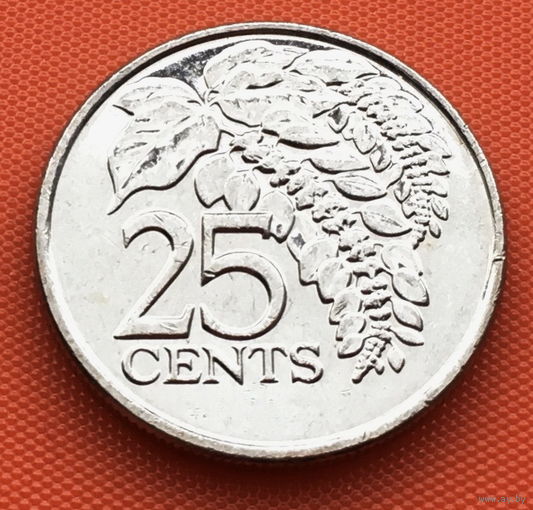 123-09 Тринидад и Тобаго 25 центов 2012 г.