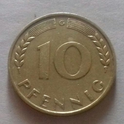 10 пфеннигов, Германия 1950 G