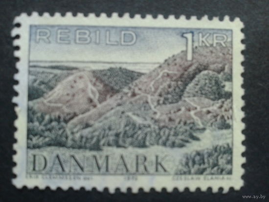 Дания 1972 ландшафт