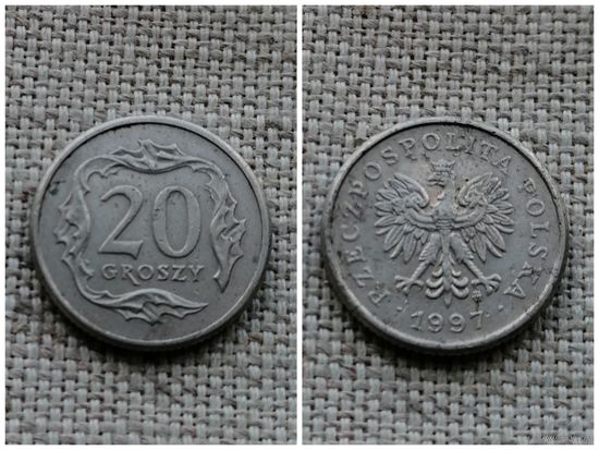 Польша 20 грошей 1997