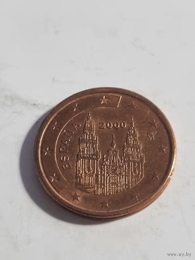 Испания 2 евроцента 2000