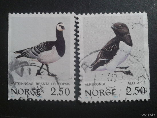 Норвегия 1983 птицы полная серия