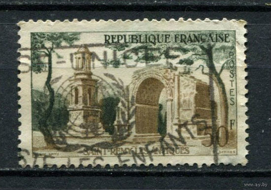 Франция - 1957 - Туризм. Достопримечательности 50Fr - [Mi.1165] - 1 марка. Гашеная.  (LOT C31)