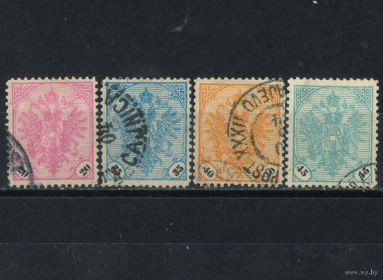 Австро-Венгрия Босния и Герцеговина 1901 Герб Стандарт #24,26-28