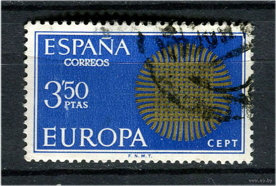 Испания - 1970 - Европа (C.E.P.T.) - [Mi. 1860] - полная серия - 1 марка. Гашеная.  (Лот 48AD)