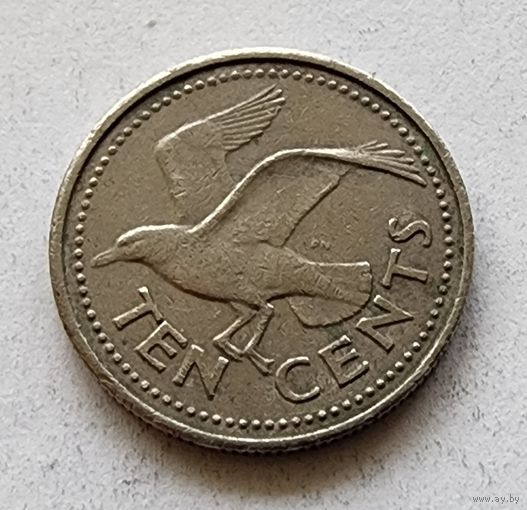 Барбадос 10 центов, 1996