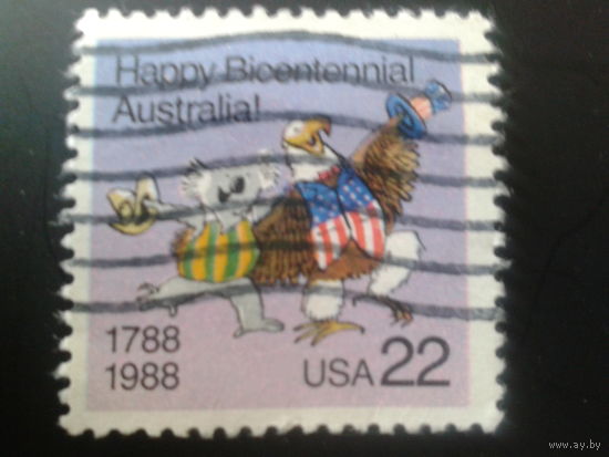 США 1988 совм. выпуск с Австралией