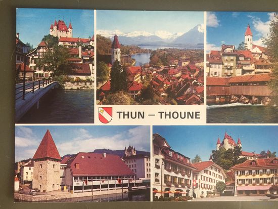 Виды города Тун(Швейцария)