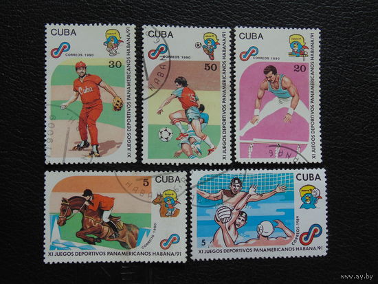 Куба 1990 г. Спорт.