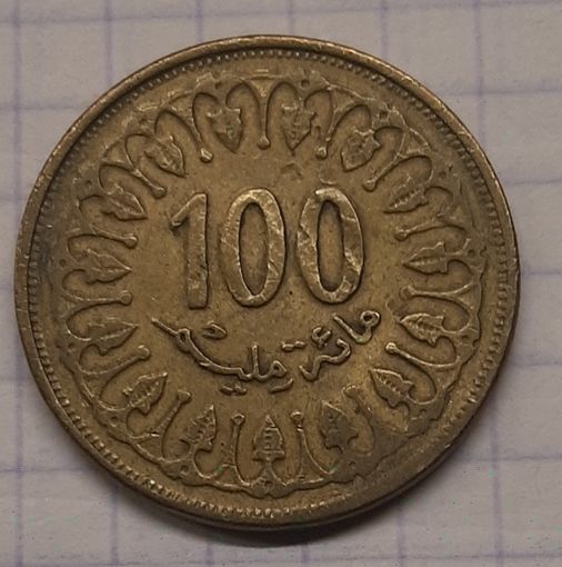 Тунис 100 миллим 1997г. km309