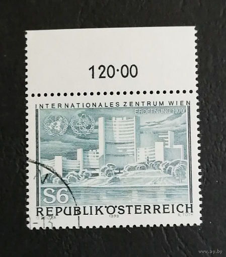 Австрия 1979 г. Открытие Венского международного центра, полная серия из 1 марки #0318-Л1P18