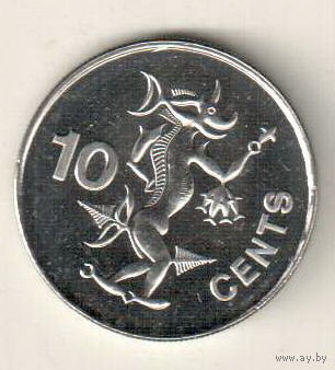 Соломоновы Острова 10 цент 2005