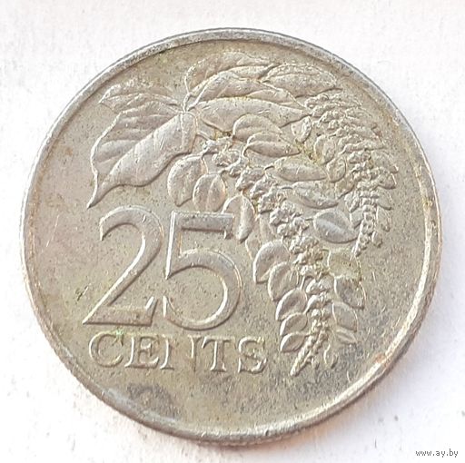 Тринидад и Тобаго 25 центов, 2000 (3-2-16)