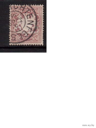 Германия(Бавария)-1900,(Мих.68)  гаш.  , ВЗ - 4,  Герб ,(1)