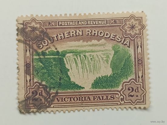 Южная Родезия 1935. Водопад Виктория
