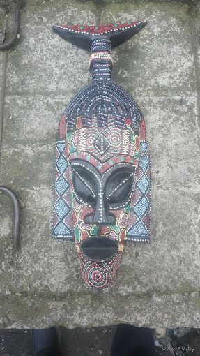 Ритуальная маска. Чёрная Африка.0.45м.