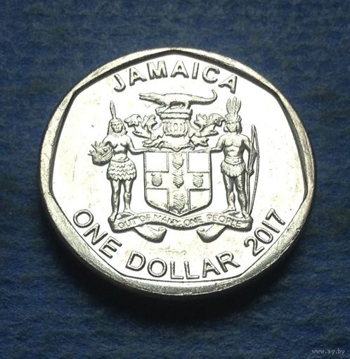 Ямайка 1 доллар 2017