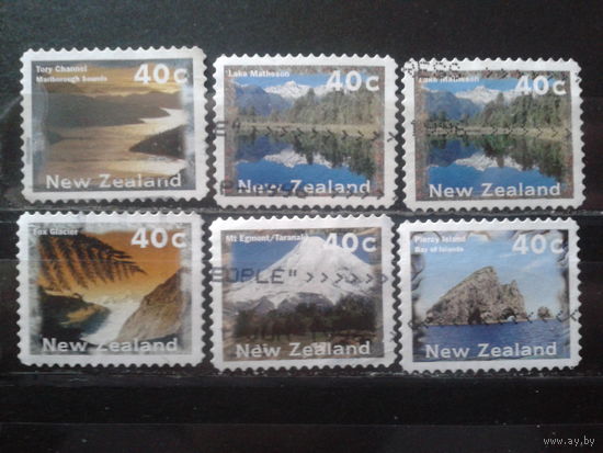 Новая Зеландия 1996 Стандарт, ландшафты К11 1/2 Полная серия