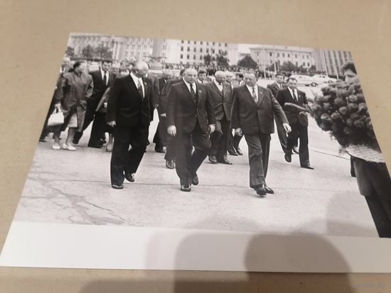 Фото горбачев визит в минск