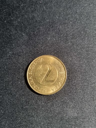 Словения 2 толара 2001