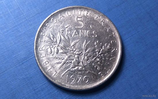 5 франков 1970. Франция.