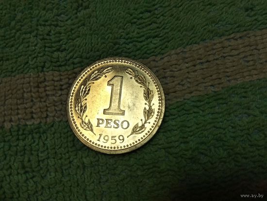 Аргентина 1 песо, 1959 11