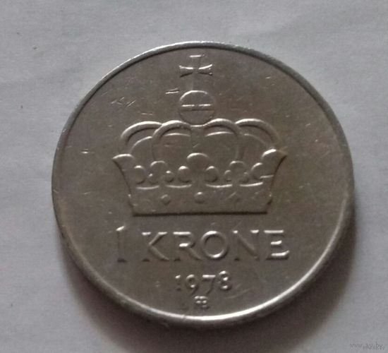 1 крона, Норвегия 1978 г.