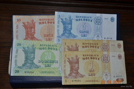 Банкноты Молдавия