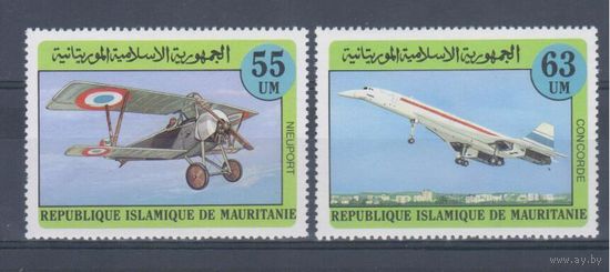 [2029] Мавритания 1982. Авиация.Самолеты.