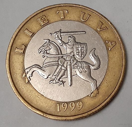 Литва 2 лита, 1999 (10-3-10)