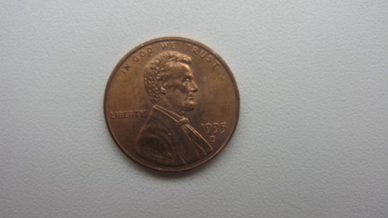 США 1 цент 1995 D