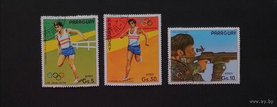 Парагвай /1983/ Спорт / Летние Олимпийские игры 1984 / /  3 Марки