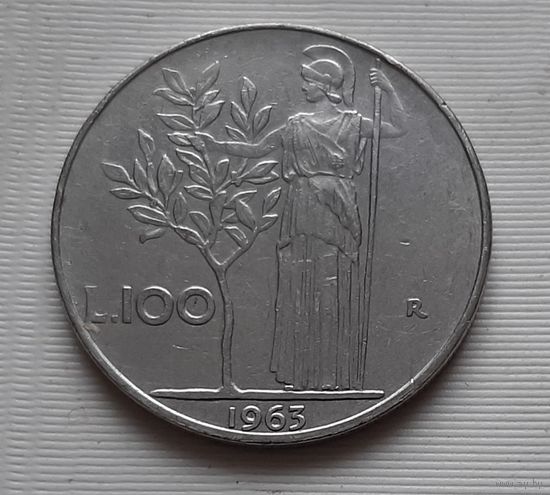 100 лир 1963 г. Италия