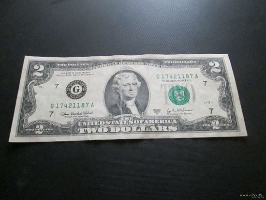 2 доллара США 2003 г., G 17421187 A, VF