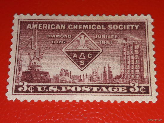 США 1951 Американское химическое общество. Чистая марка
