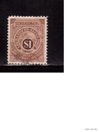 Германия-1892,(Мих.Se)   , гаш. ,Морская почта(Восточная Африка)