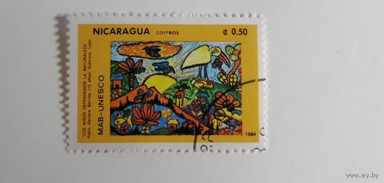 Никарагуа 1984. Кампания ЮНЕСКО по охране окружающей среды